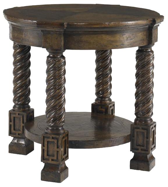 Spindle leg end top table